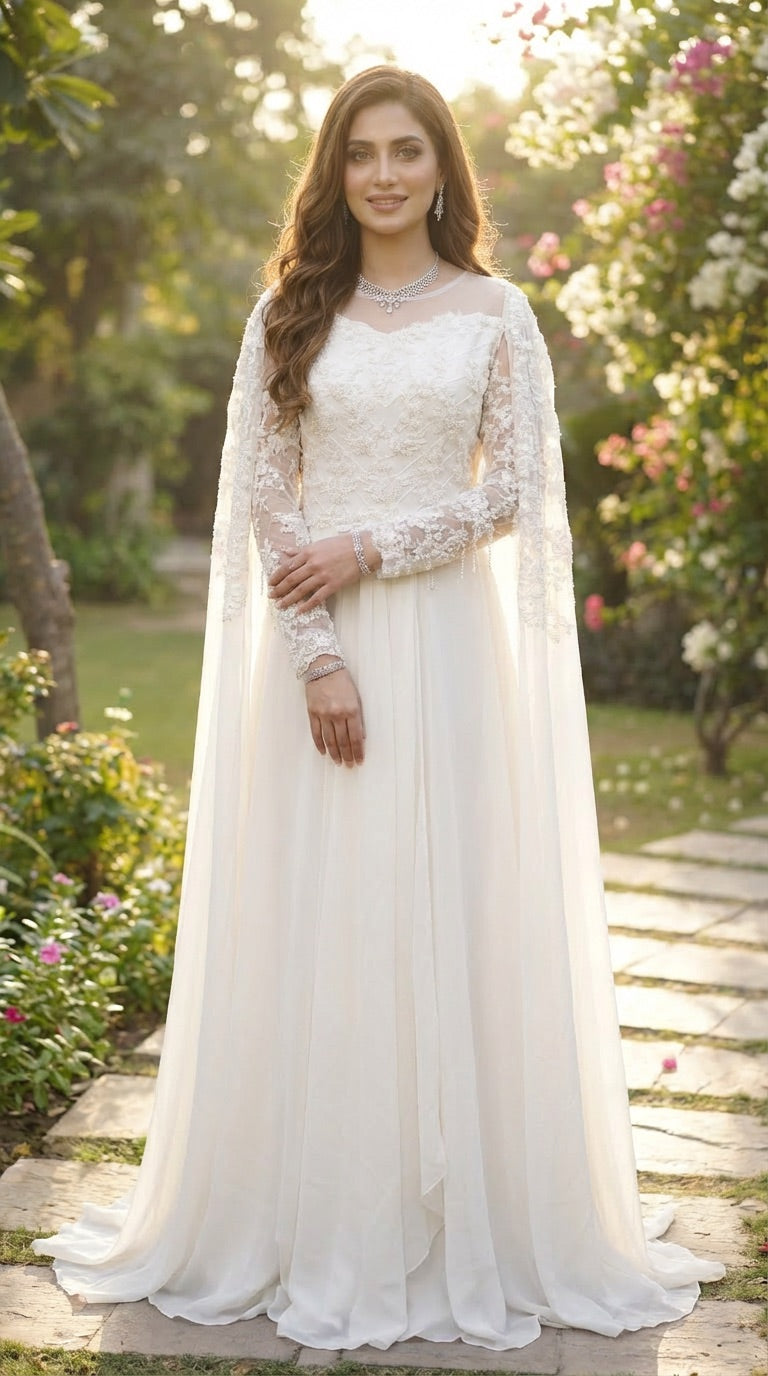 Allechant Drape White