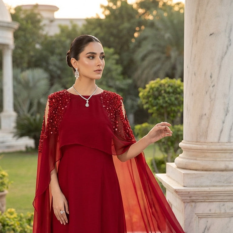 Allechant Drape Red